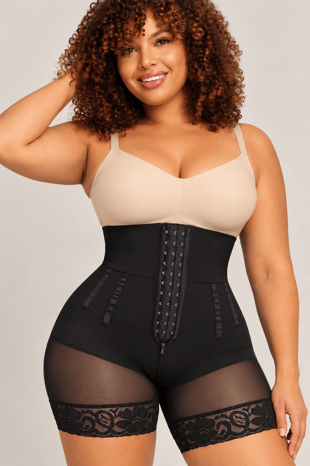 Luxxslim® 9-Boned Sculpt High Waist Tummy Control Shapewear Shorts