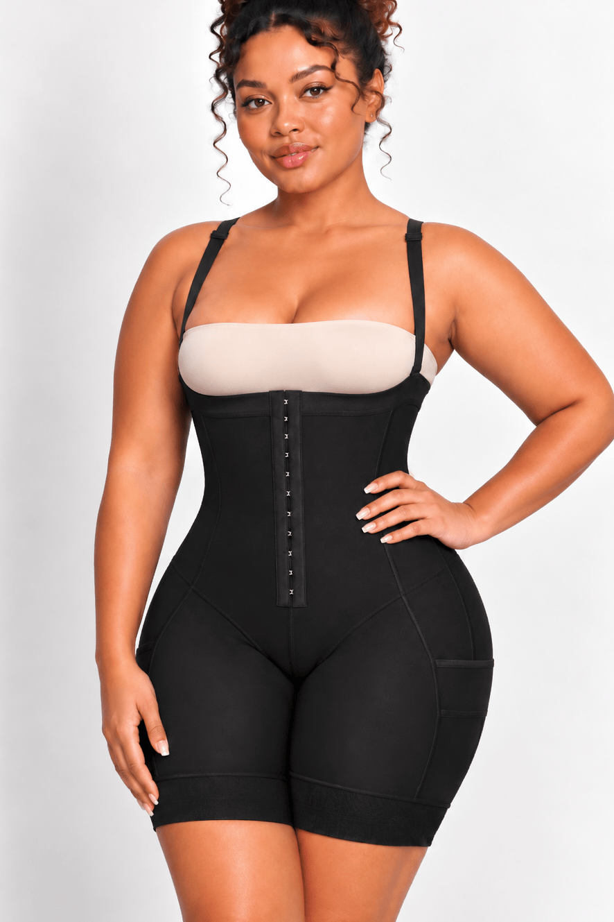 LuxxSlim Front Hook High Waist Tummy Control Butt lift Body Shaper