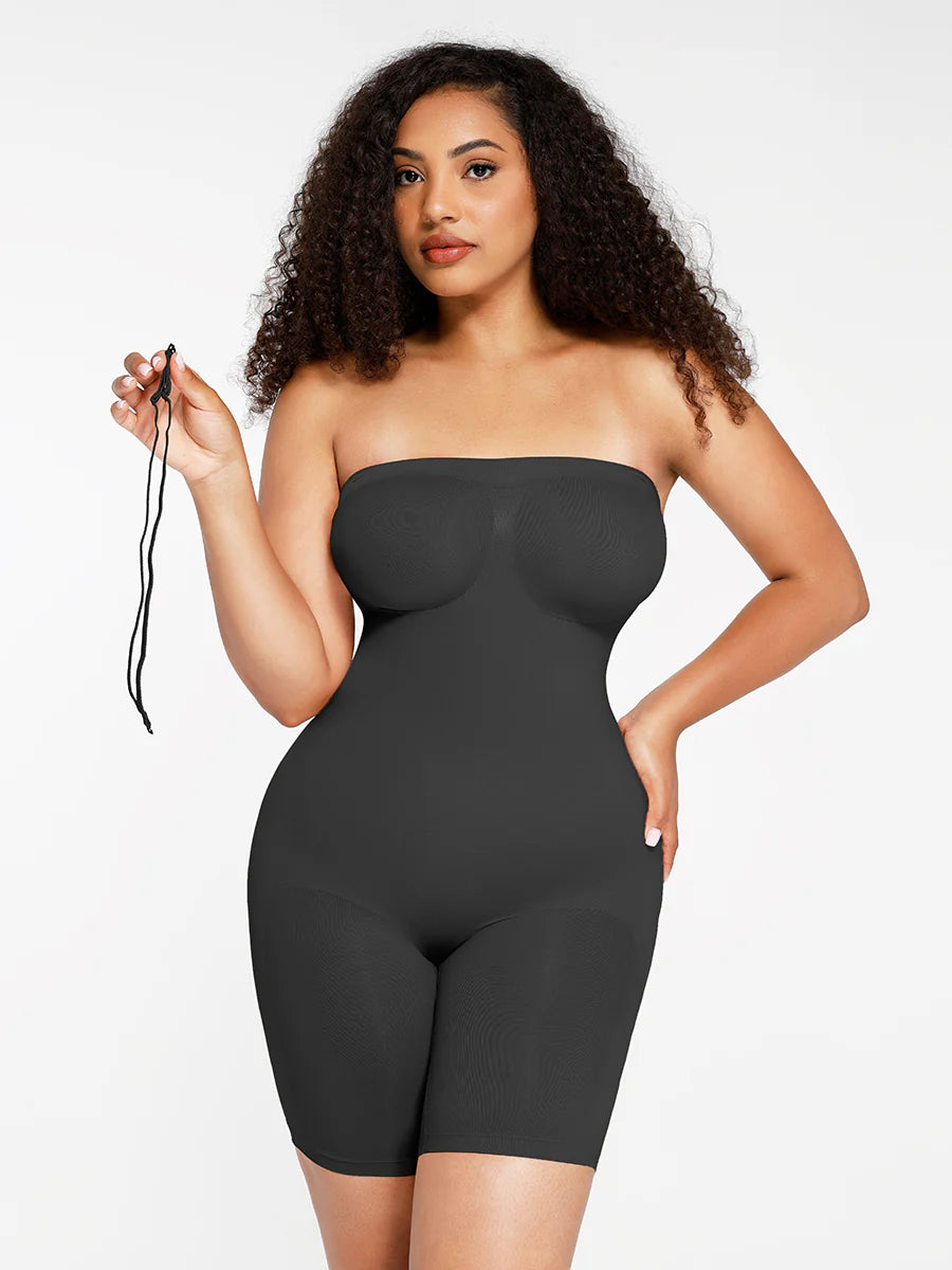 Plus size strapless shapewear bodysuit online