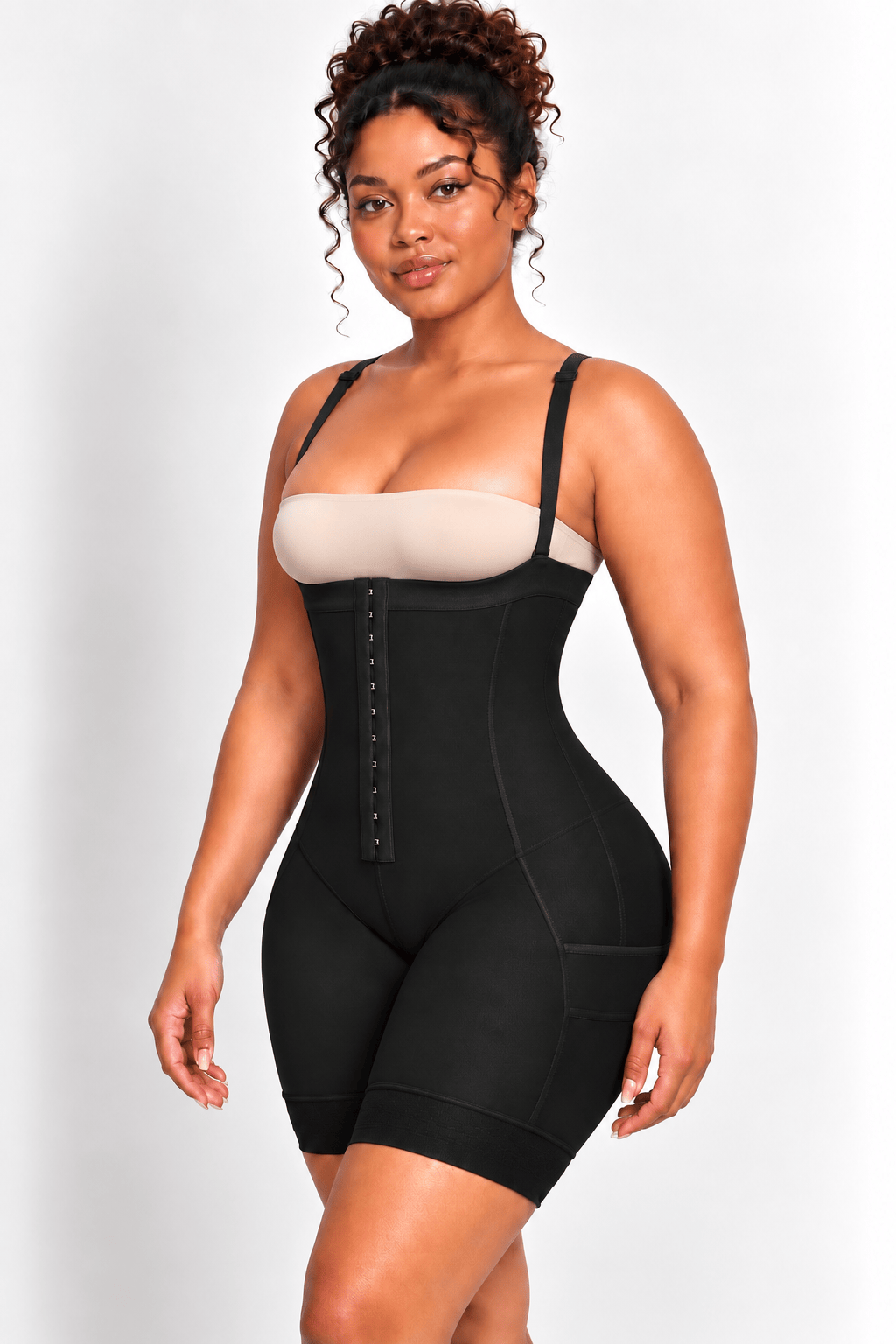 LuxxSlim Front Hook High Waist Tummy Control Butt lift Body Shaper