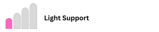 Light support level indicator
