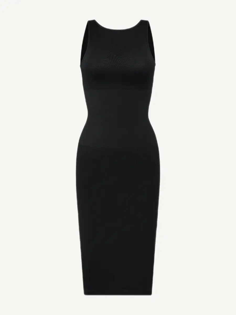 LuxxSculpt® Built-in 360° Eco seamless Backless Snatched midi maxi Dress luxxshapers