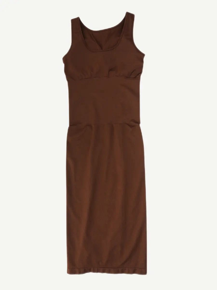 LuxxSculpt® Built-in 360° Eco seamless Backless Snatched midi maxi Dress luxxshapers