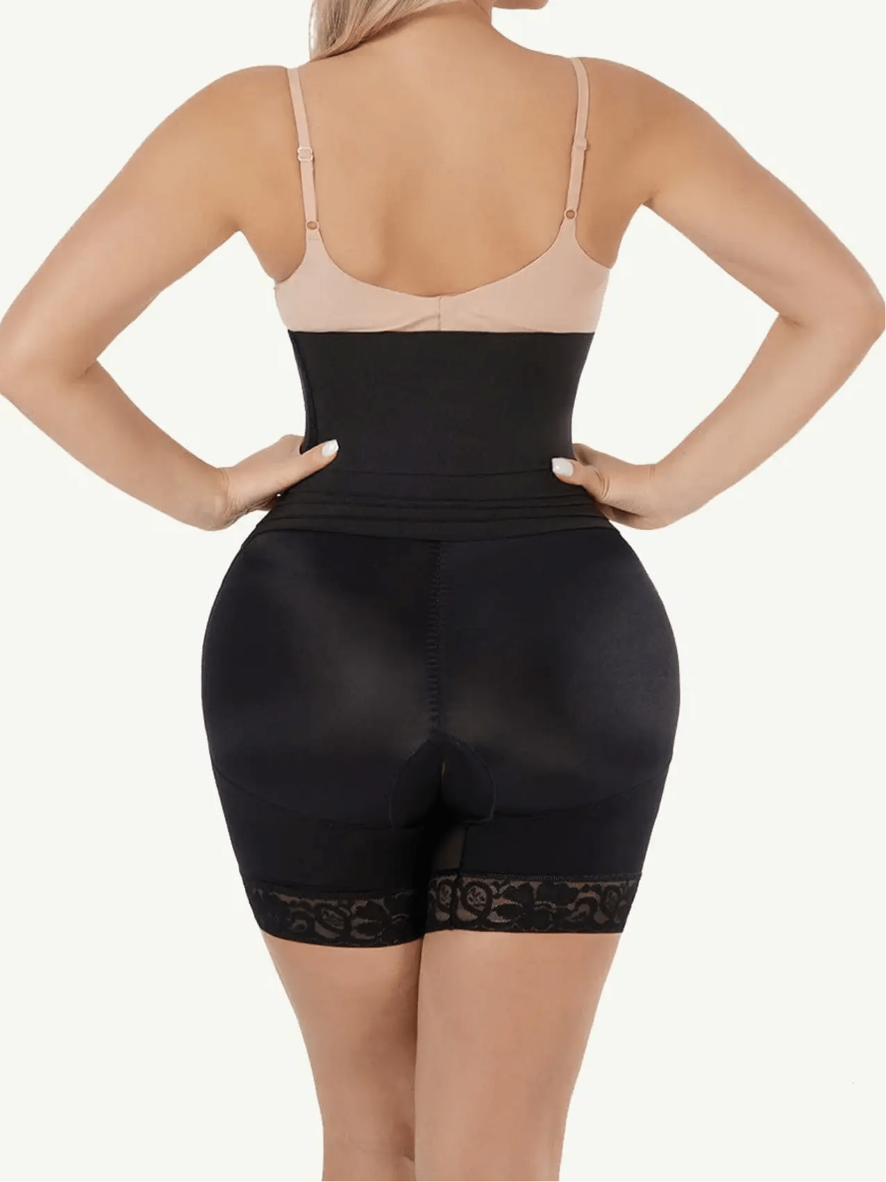 LuxxSlim® 2-In-1 High-Waisted Booty Lift Shaper Shorts and waist trainer belt luxxshapers