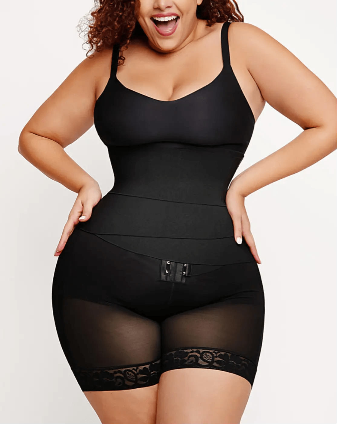 LuxxSlim® 2-In-1 High-Waisted Booty Lift Shaper Shorts and waist trainer belt luxxshapers