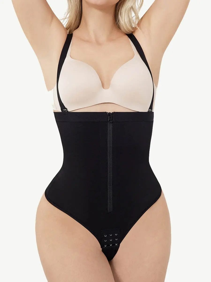 LuxxSlim® High-Waist Body Scultping Thong Shaper with Straps luxxshapers