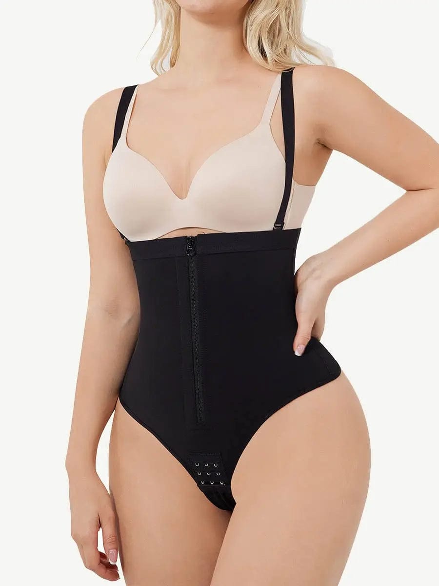 LuxxSlim® High-Waist Body Scultping Thong Shaper with Straps luxxshapers