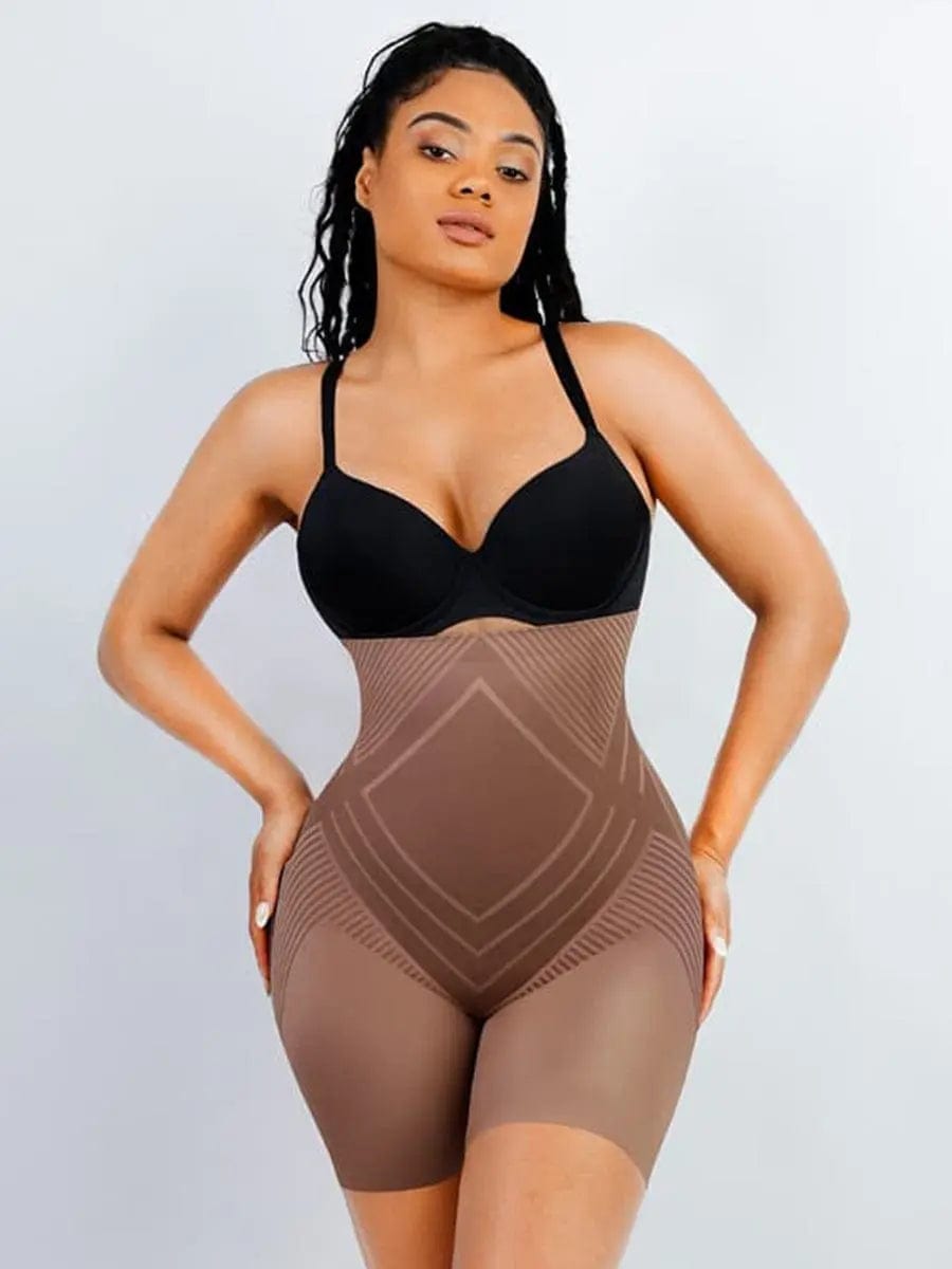 Luxxsculpt® High Waist Liquid Spandex Tummy Control Shaper Shorts luxxshapers