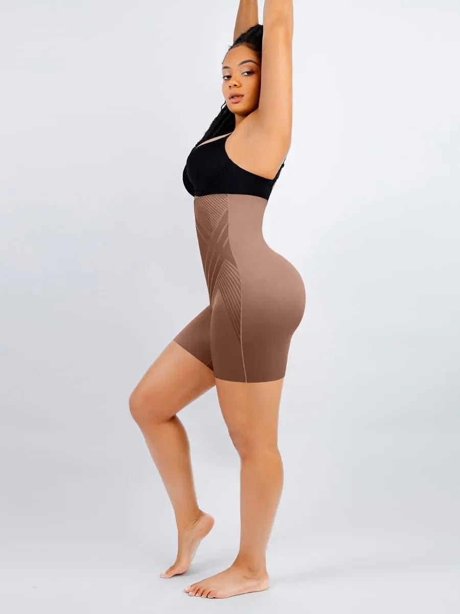 Luxxsculpt® High Waist Liquid Spandex Tummy Control Shaper Shorts luxxshapers