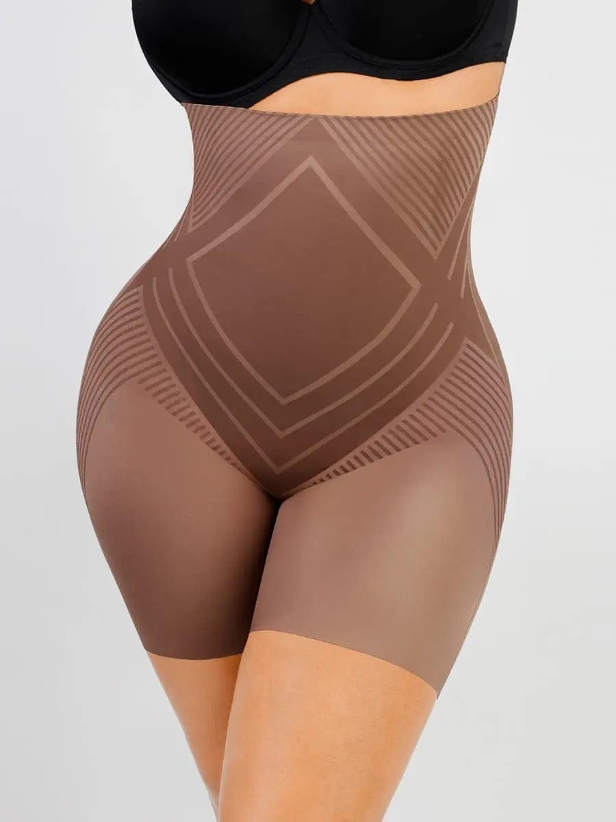 Luxxsculpt® High Waist Liquid Spandex Tummy Control Shaper Shorts luxxshapers