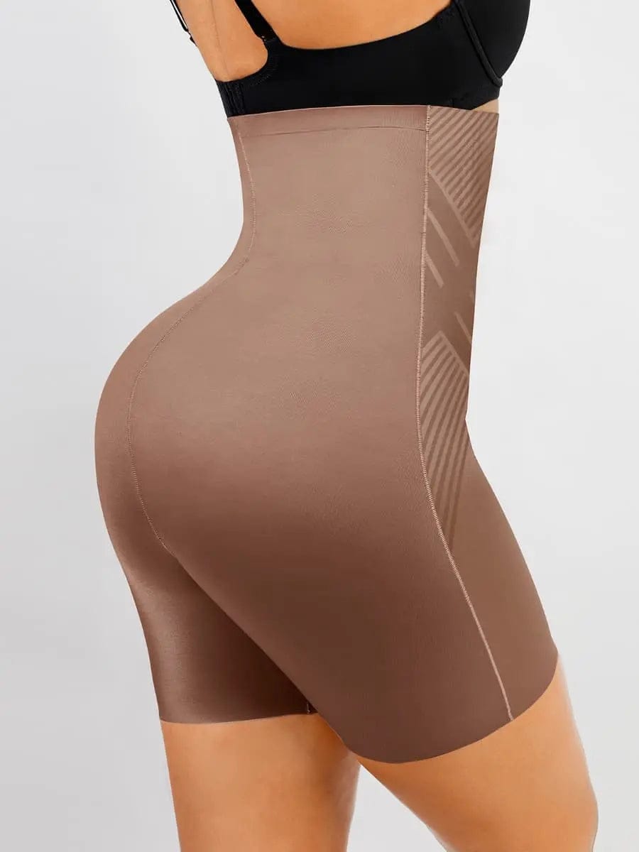 Luxxsculpt® High Waist Liquid Spandex Tummy Control Shaper Shorts luxxshapers