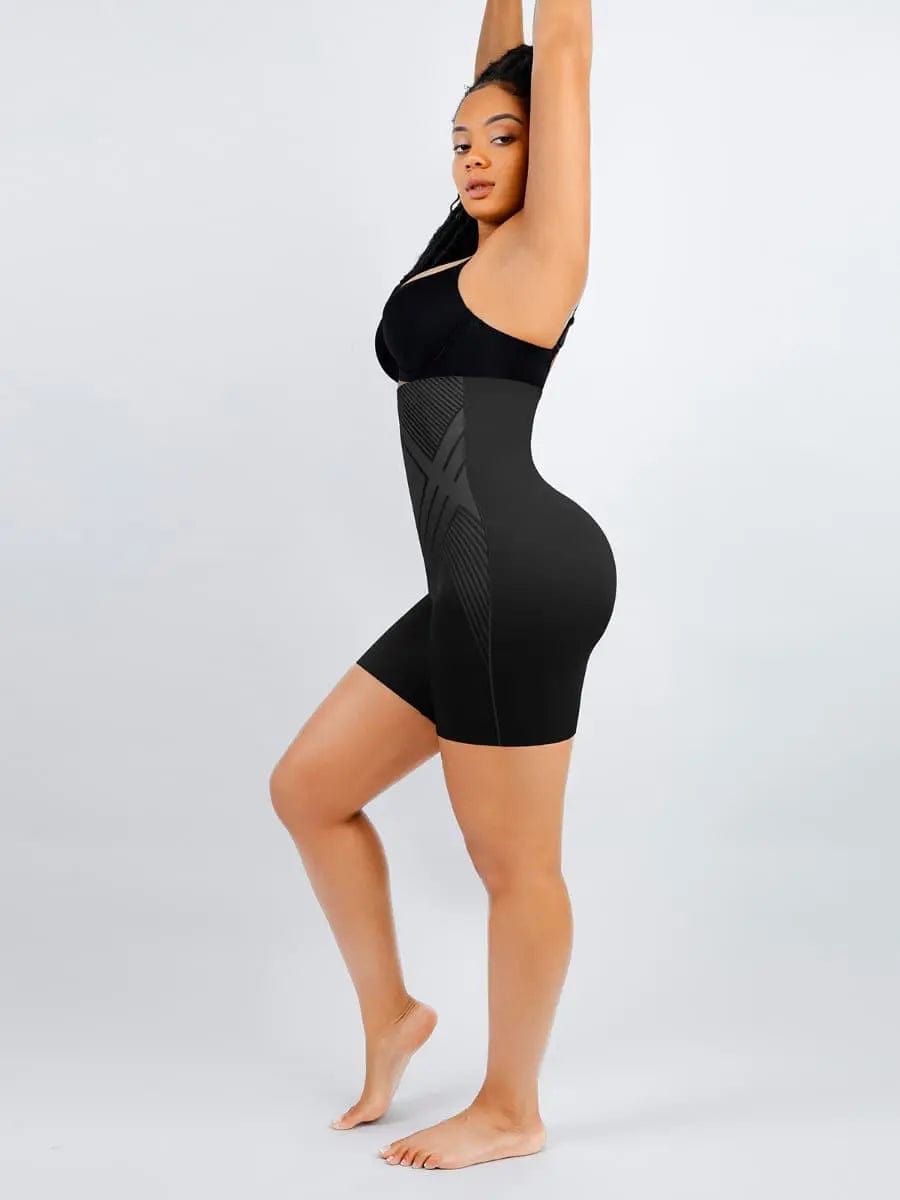 Luxxsculpt® High Waist Liquid Spandex Tummy Control Shaper Shorts luxxshapers