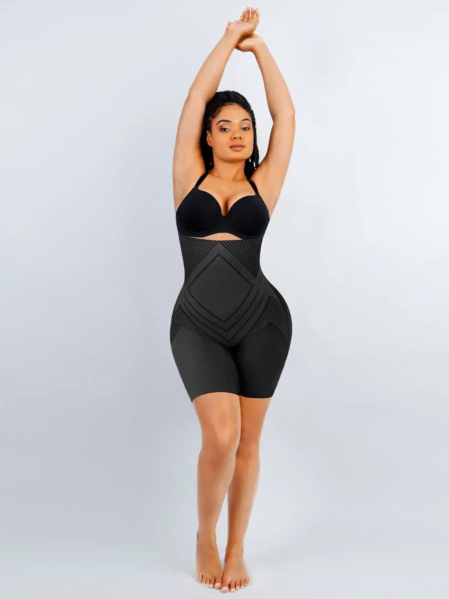 Luxxsculpt® High Waist Liquid Spandex Tummy Control Shaper Shorts luxxshapers