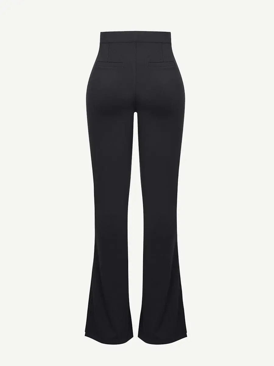 Luxxsculpt® High Waist Tummy control Shaping Mesh Flare Pants luxxshapers