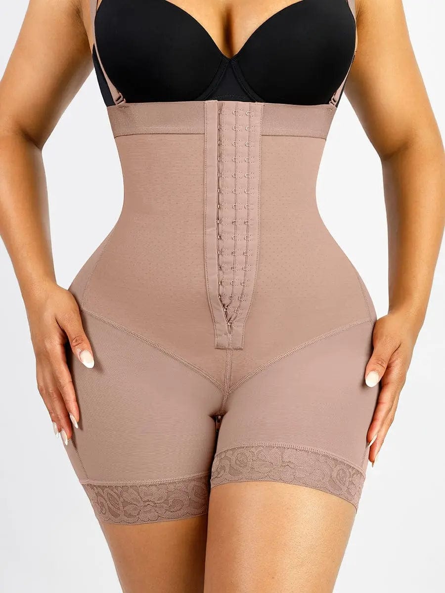 Luxxsculpt® Lace Firm Compression Latex Buttocks Lifting Shaper shorts luxxshapers