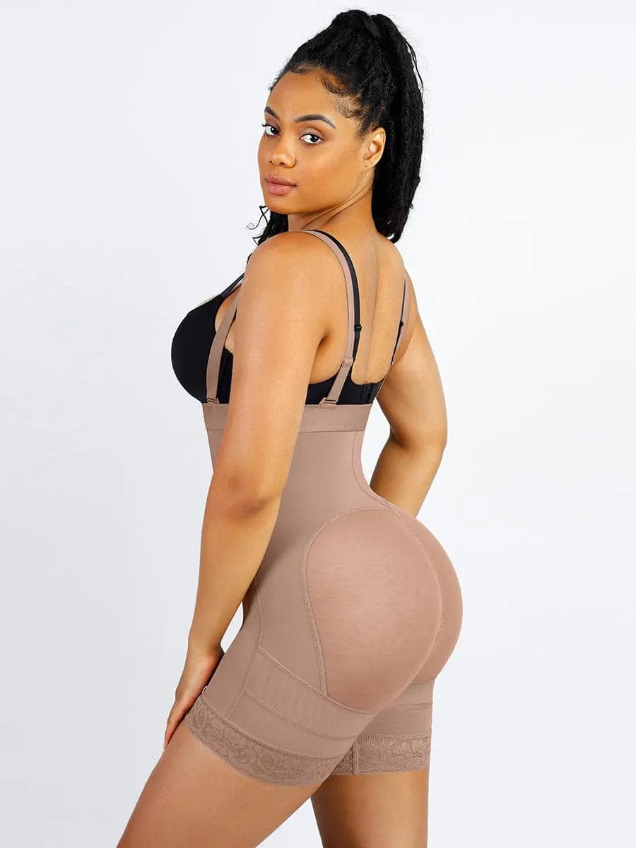 Luxxsculpt® Lace Firm Compression Latex Buttocks Lifting Shaper shorts luxxshapers