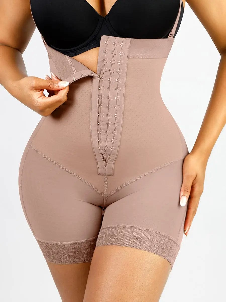 Luxxsculpt® Lace Firm Compression Latex Buttocks Lifting Shaper shorts luxxshapers