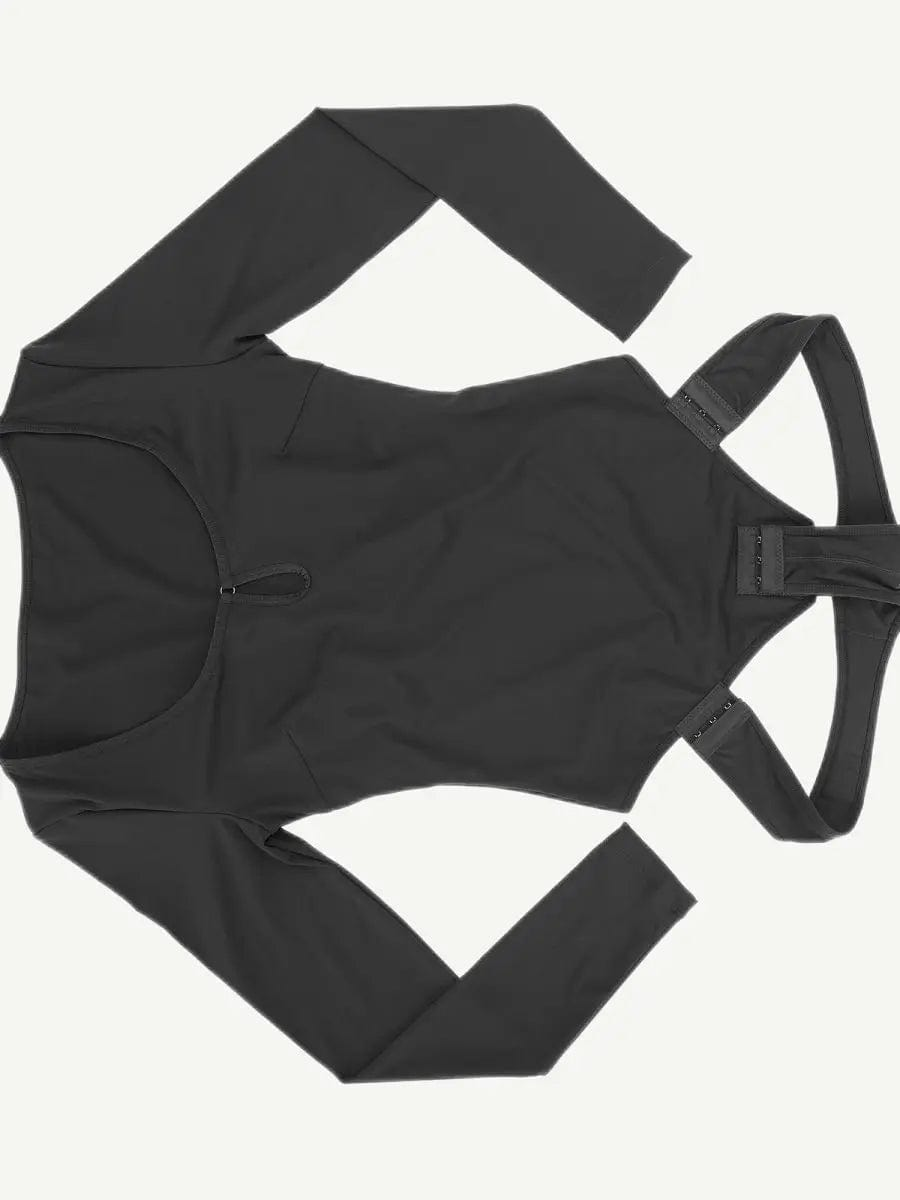 Luxxsculpt® Scoop Neck Butt Lifting Shapewear Thong Bodysuit luxxshapers