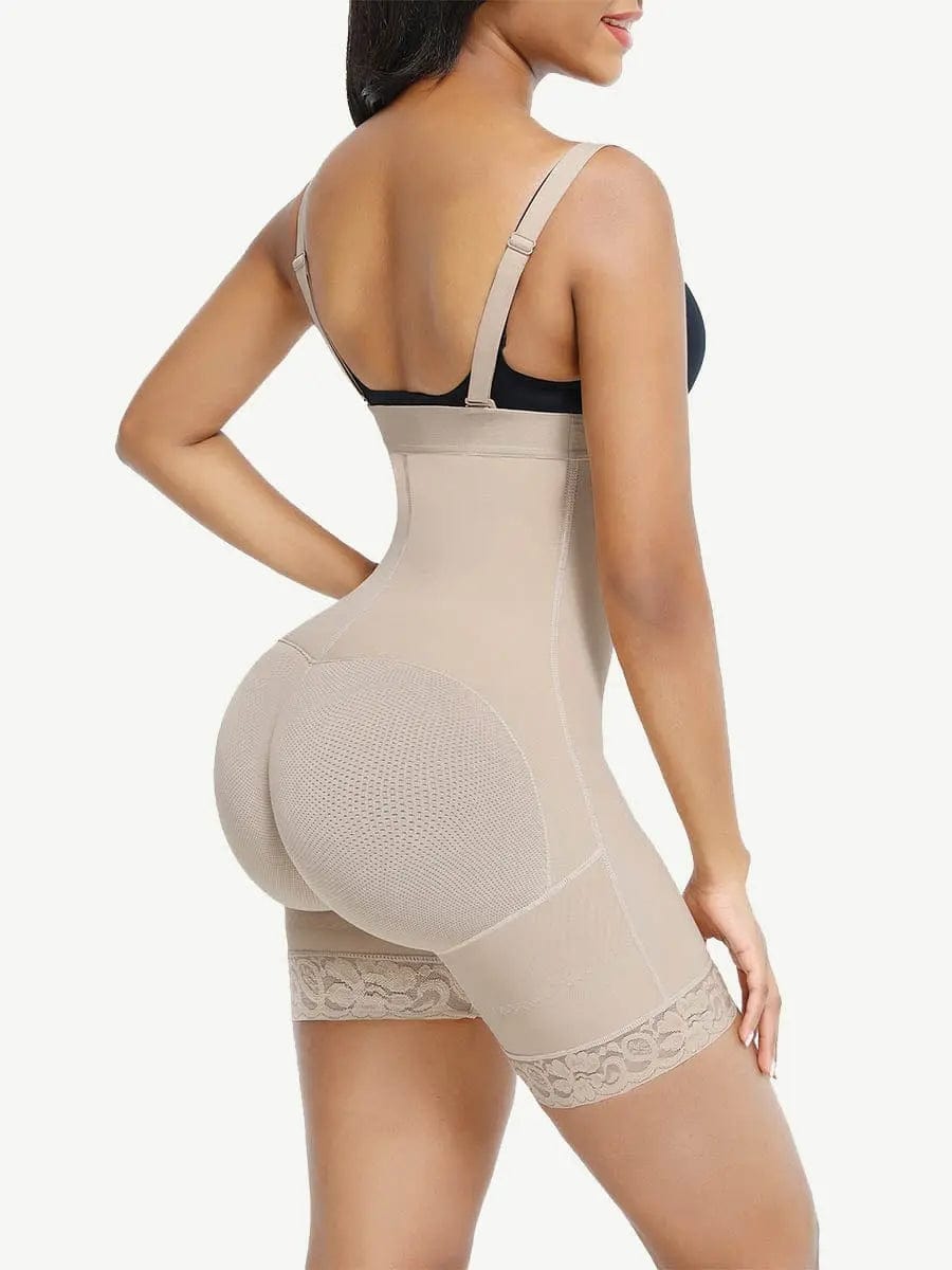 Luxxsculpt® Tummy Control Butt Lifter Body Shaper Faja with front hooks luxxshapers