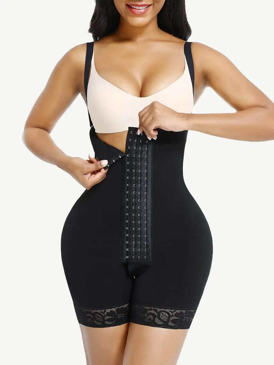 Luxxsculpt® Tummy Control Butt Lifter Body Shaper Faja with front hooks luxxshapers