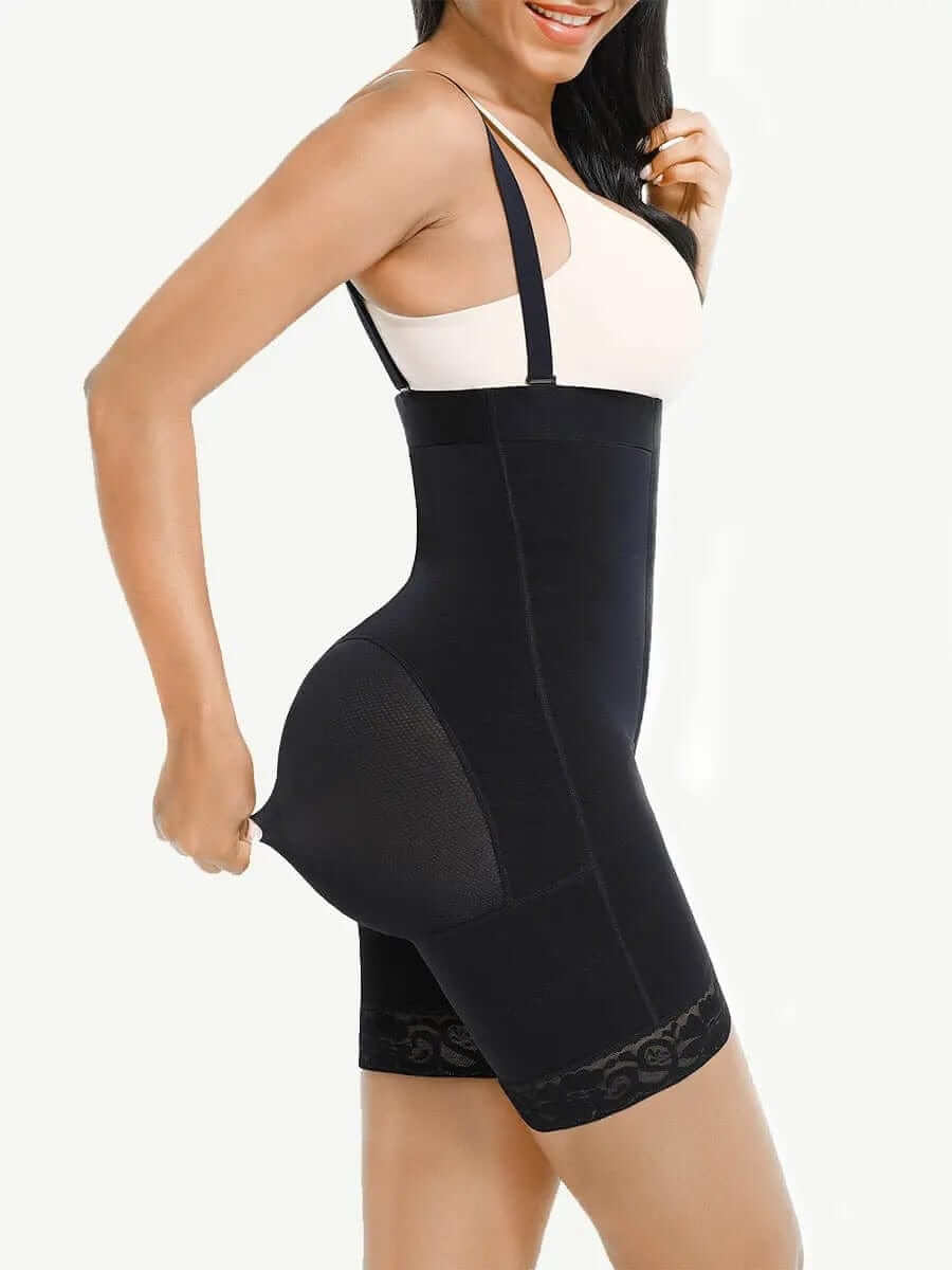 Luxxsculpt® Tummy Control Butt Lifter Body Shaper Faja with front hooks luxxshapers
