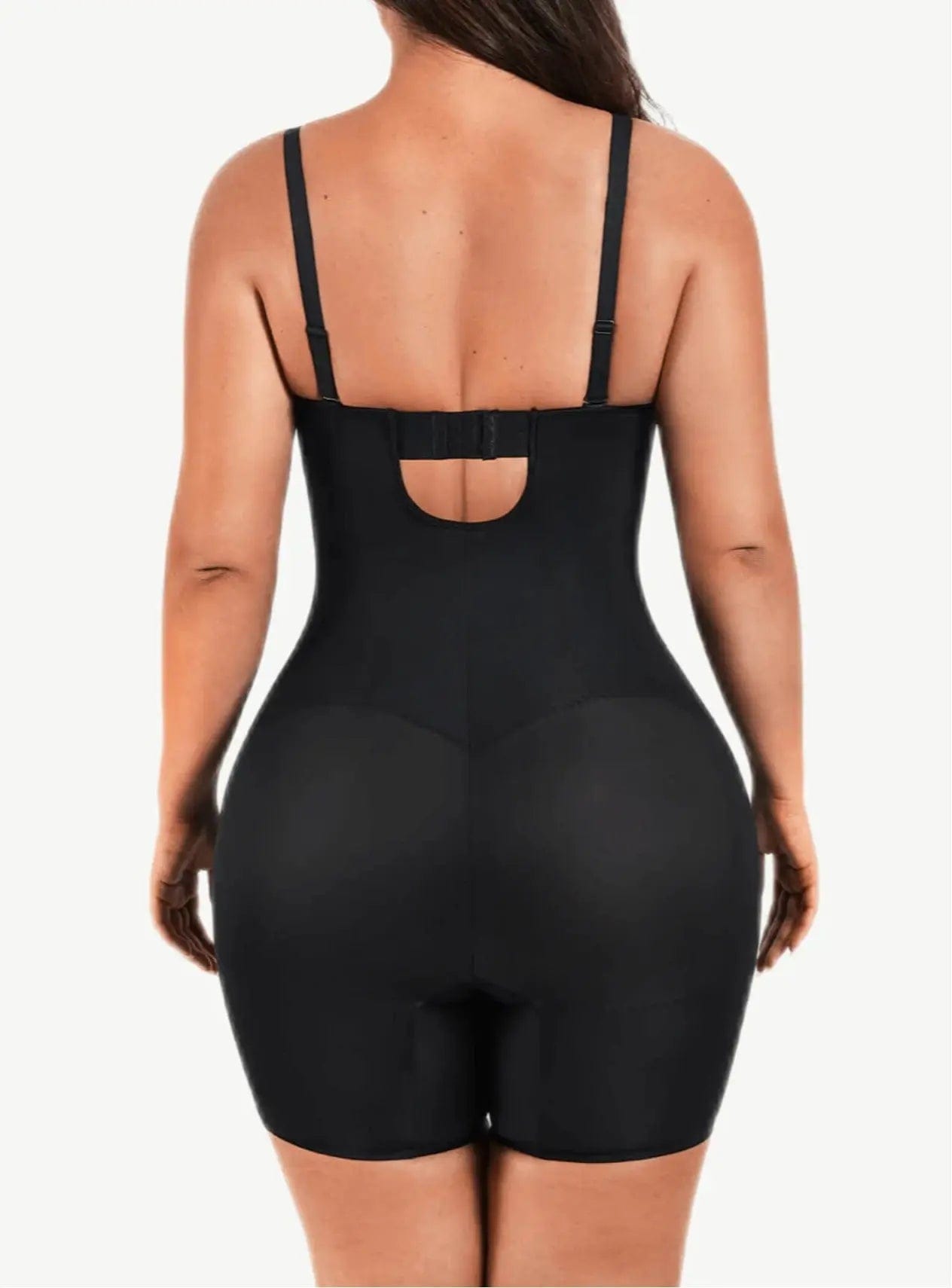 Luxxslim® Fancy Cupped Mid Thigh Shaping Bodysuit - luxxshapers