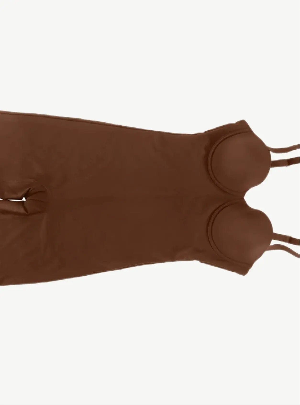 Luxxslim® Fancy Cupped Mid Thigh Shaping Bodysuit - luxxshapers