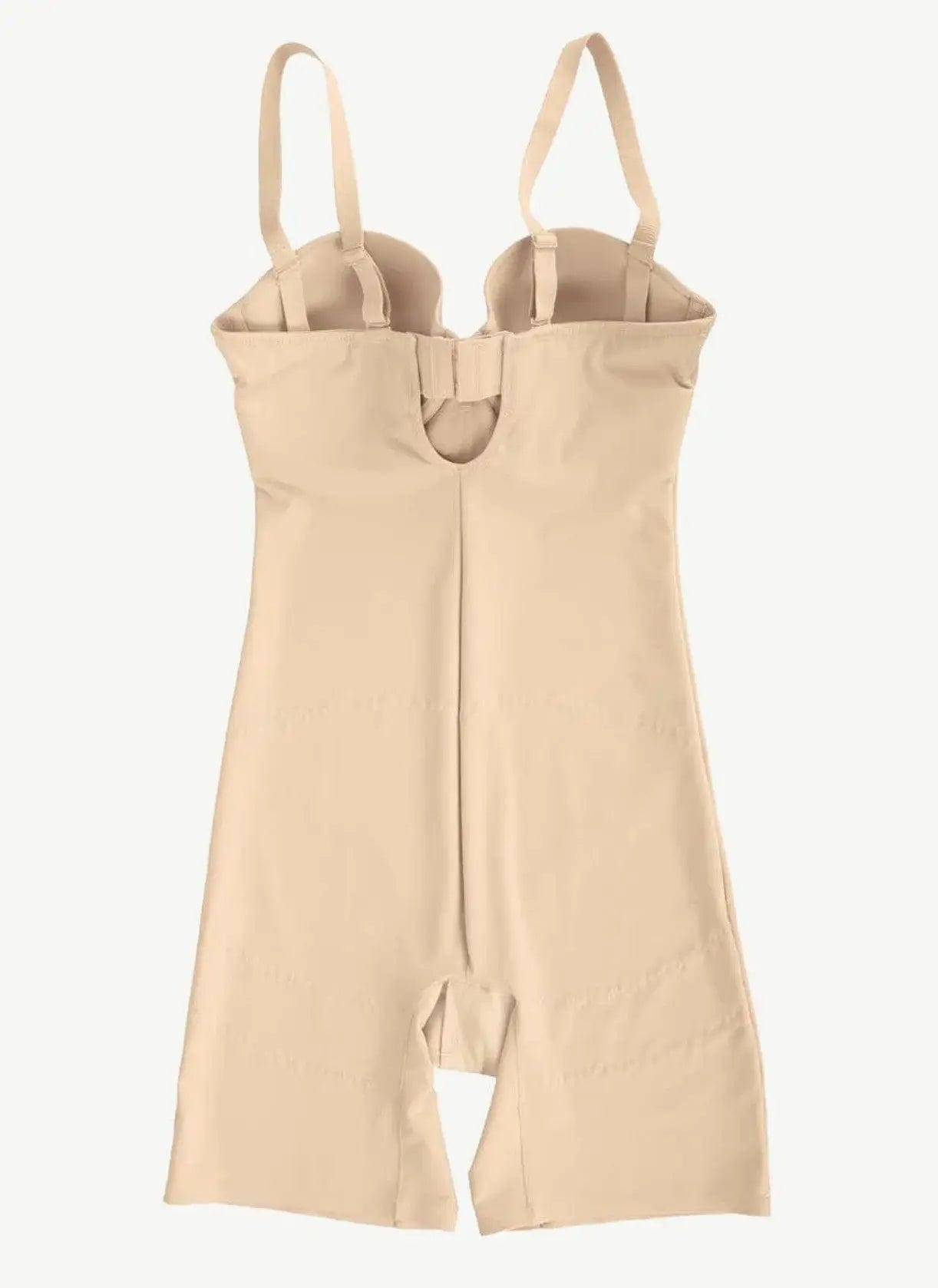 Luxxslim® Fancy Cupped Mid Thigh Shaping Bodysuit - luxxshapers
