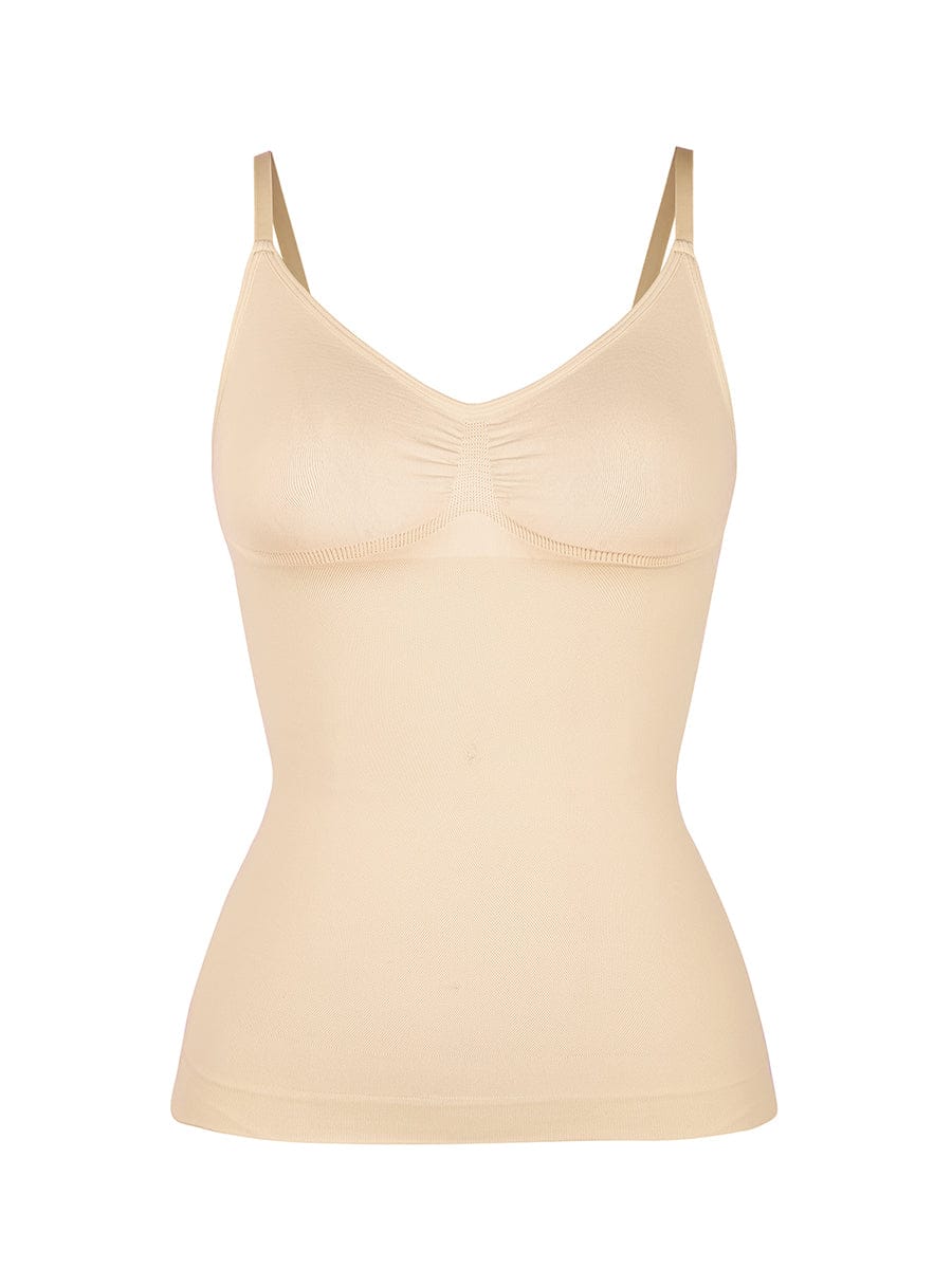 Seamless Shaping Tank Top | Built-In Bust Support & Tummy Control Vest
