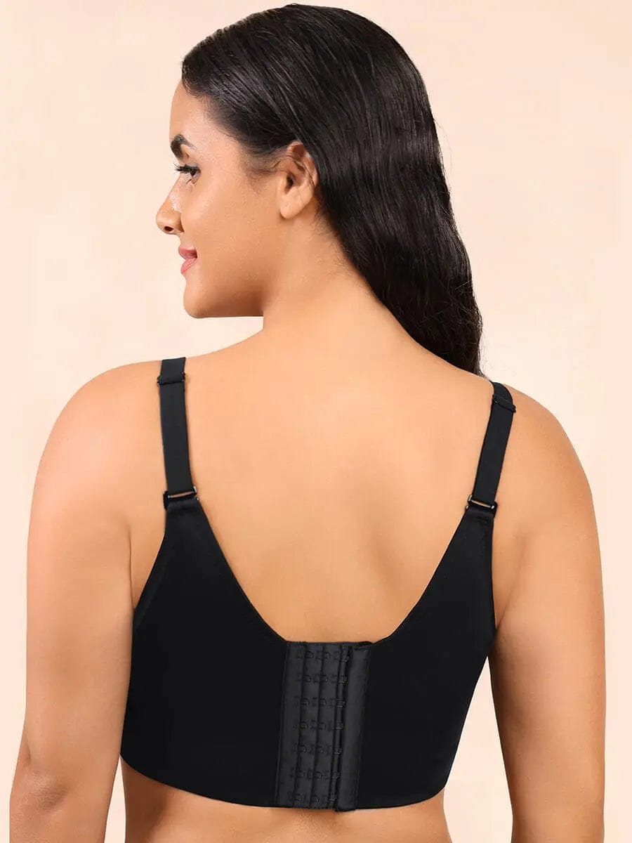 PowerSculpt® Adjustable Deep Cut Wireless Push Up Shaper Bra luxxshapers