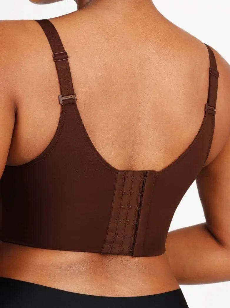 PowerSculpt® Adjustable Deep Cut Wireless Push Up Shaper Bra luxxshapers