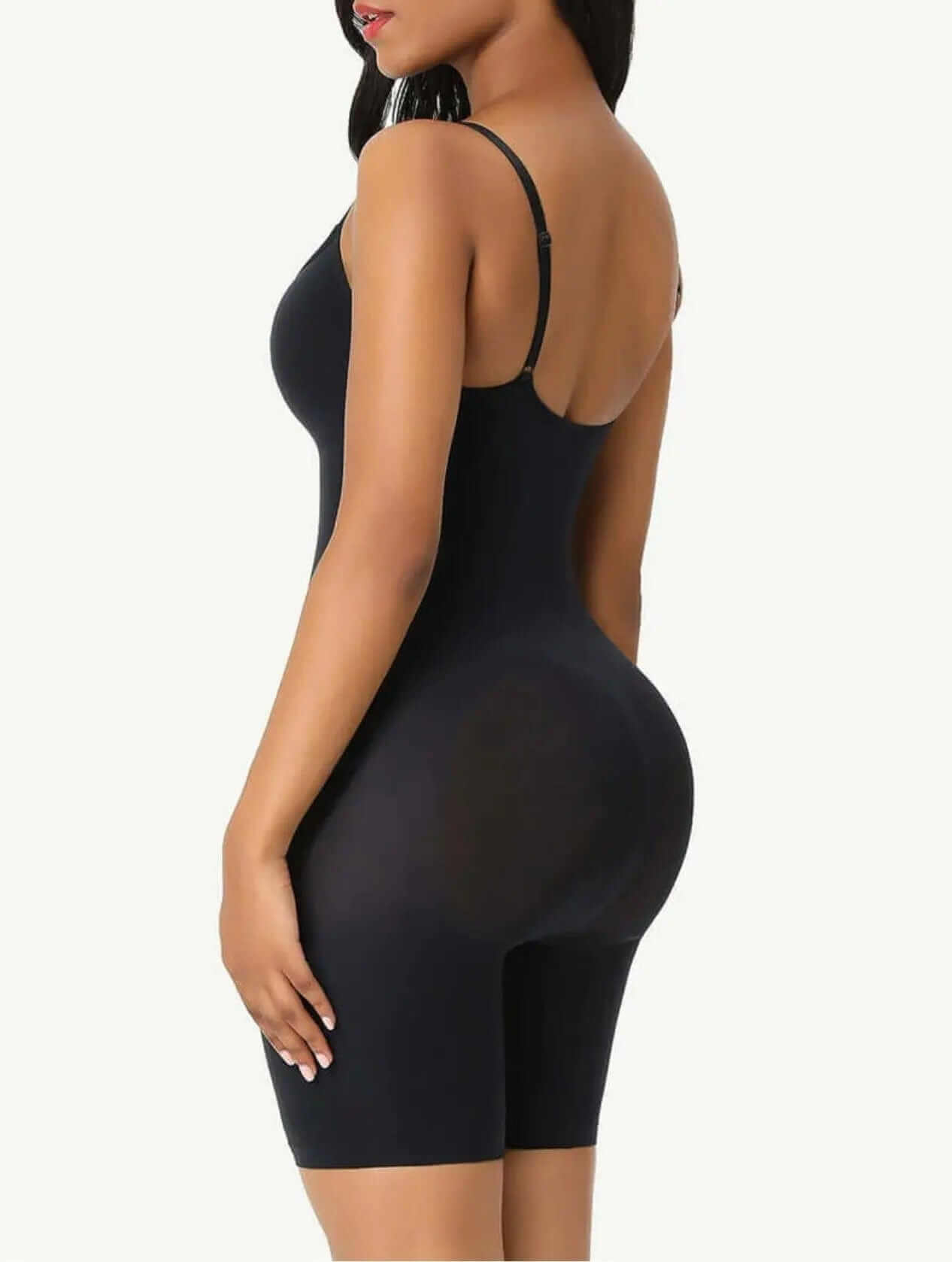 PowerSculpt™ Seamless Tummy Control Mid Thigh Shapewear Bodysuit luxxshapers