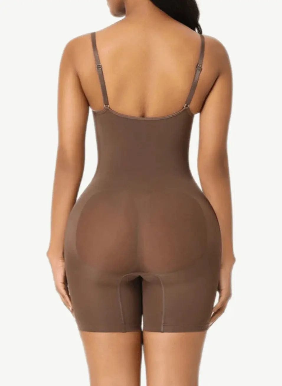PowerSculpt™ Seamless Tummy Control Mid Thigh Shapewear Bodysuit luxxshapers