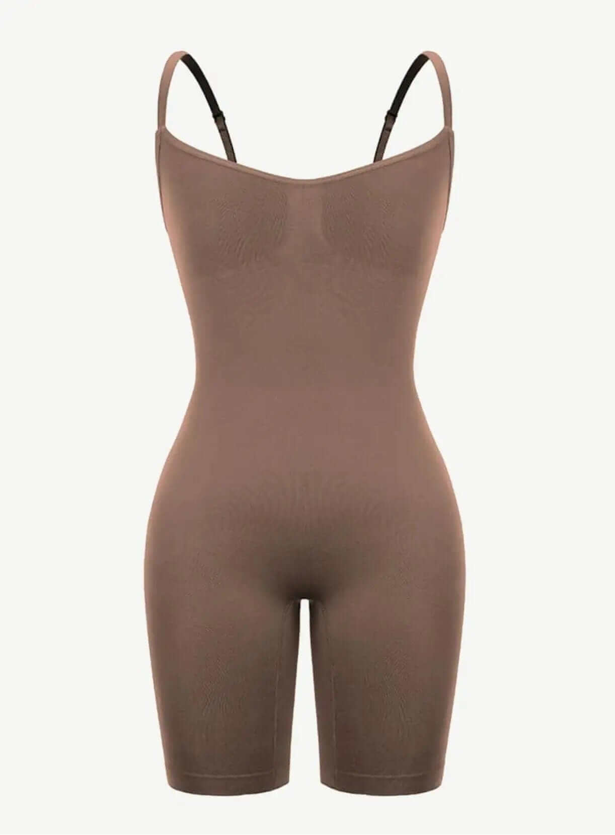 PowerSculpt™ Seamless Tummy Control Mid Thigh Shapewear Bodysuit luxxshapers