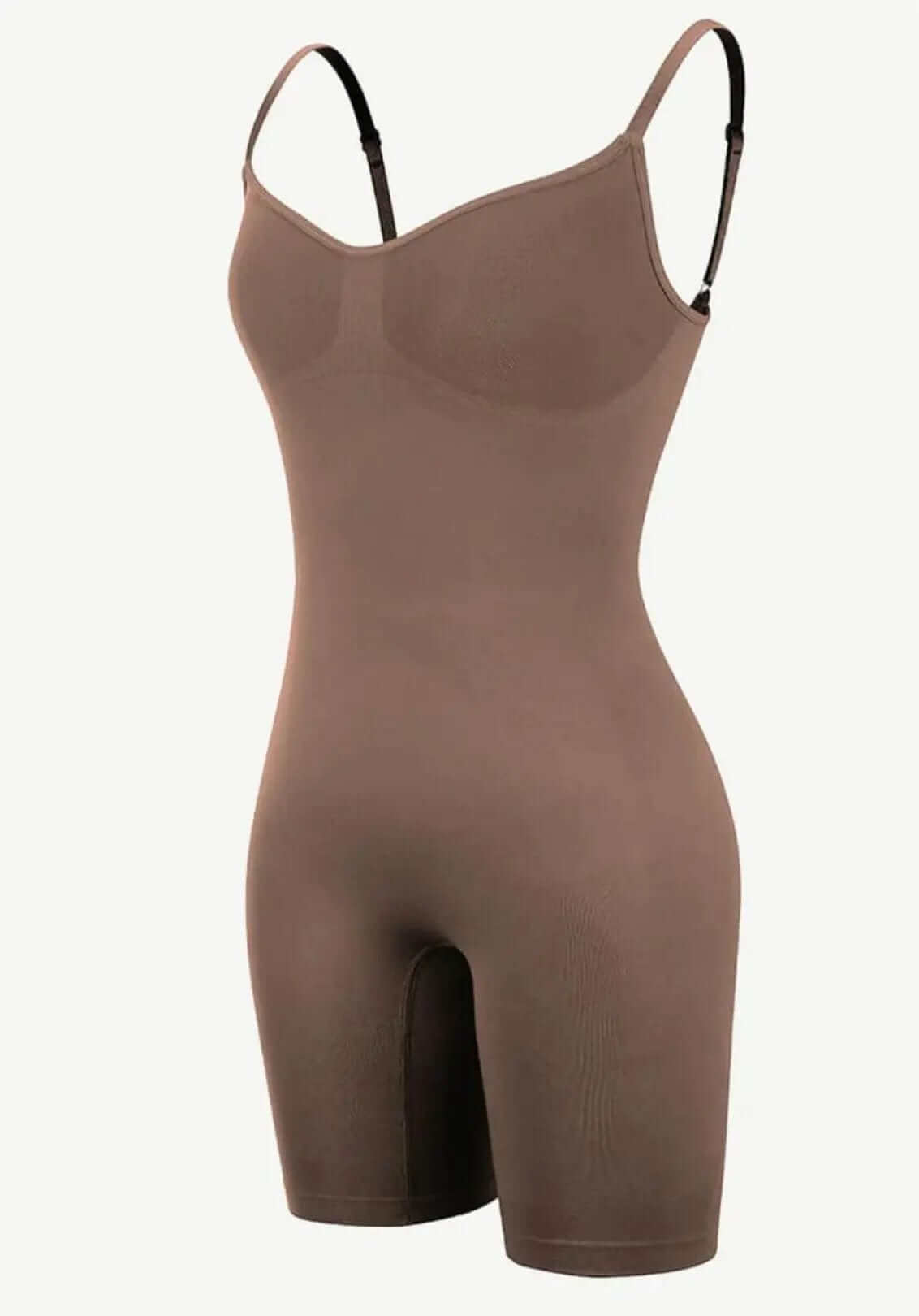 PowerSculpt™ Seamless Tummy Control Mid Thigh Shapewear Bodysuit luxxshapers