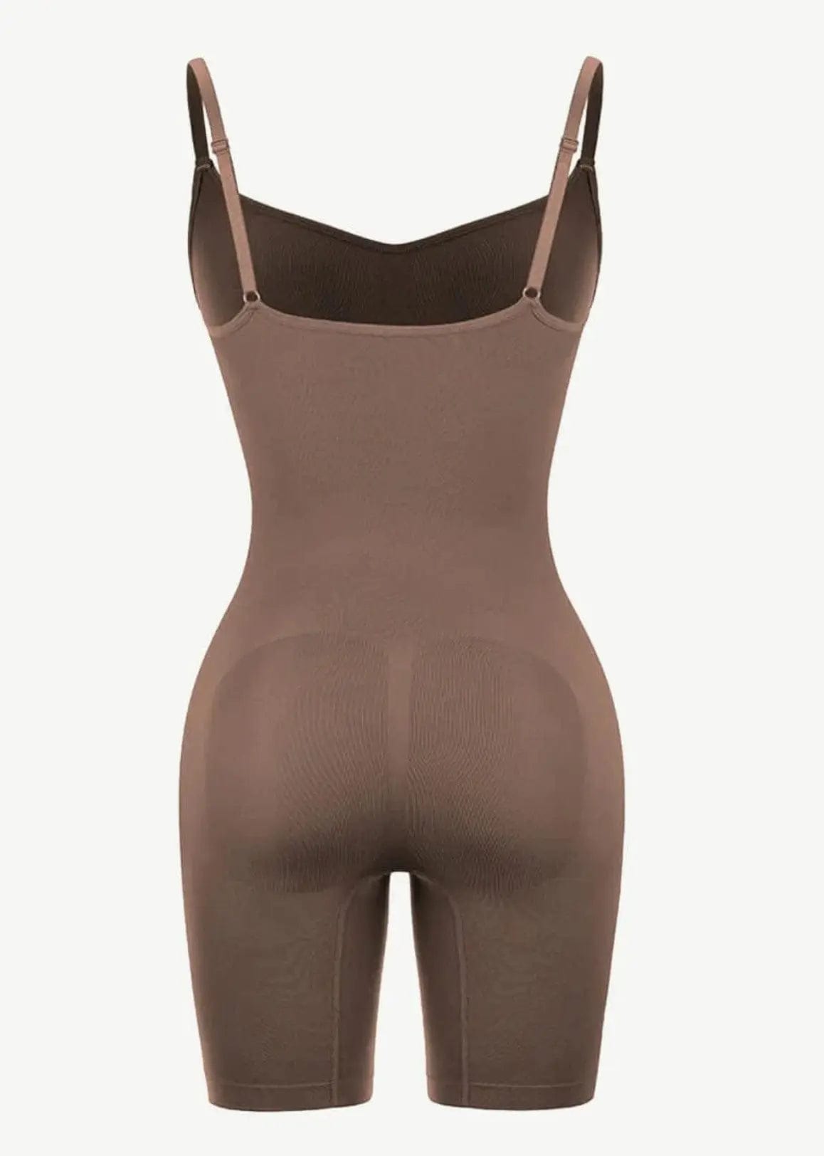 PowerSculpt™ Seamless Tummy Control Mid Thigh Shapewear Bodysuit luxxshapers