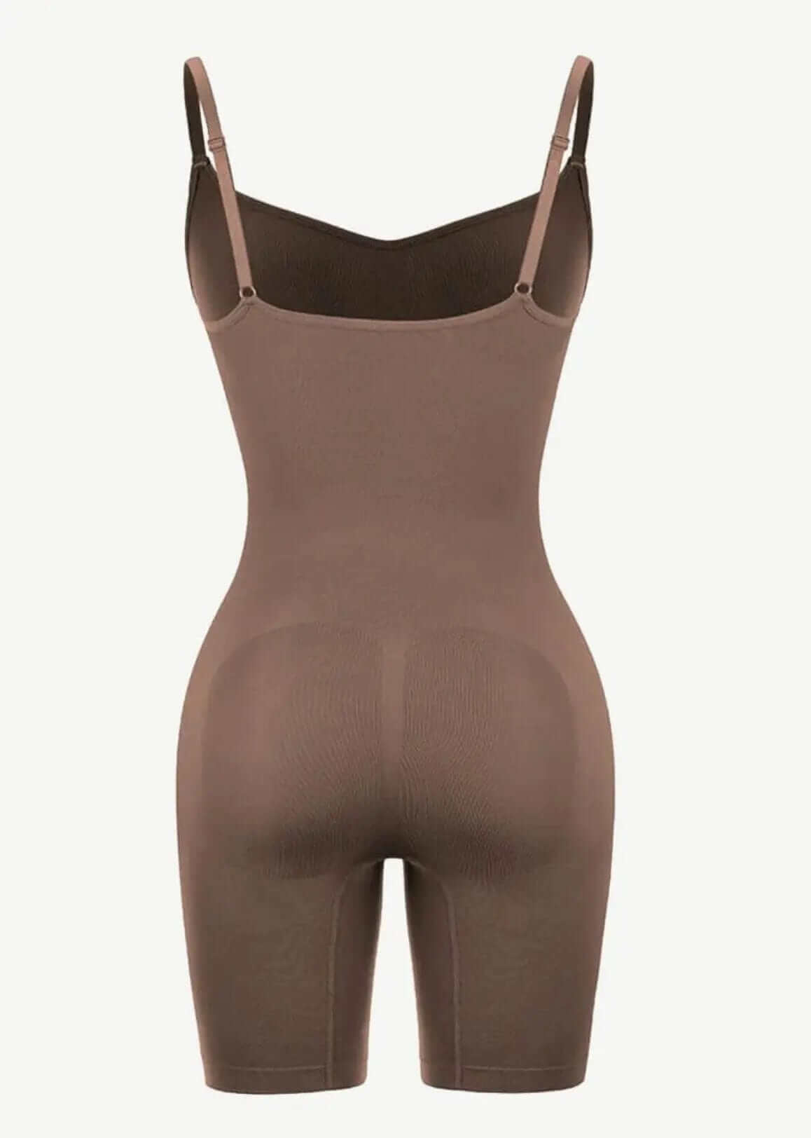 PowerSculpt™ Seamless Tummy Control Mid Thigh Shapewear Bodysuit luxxshapers