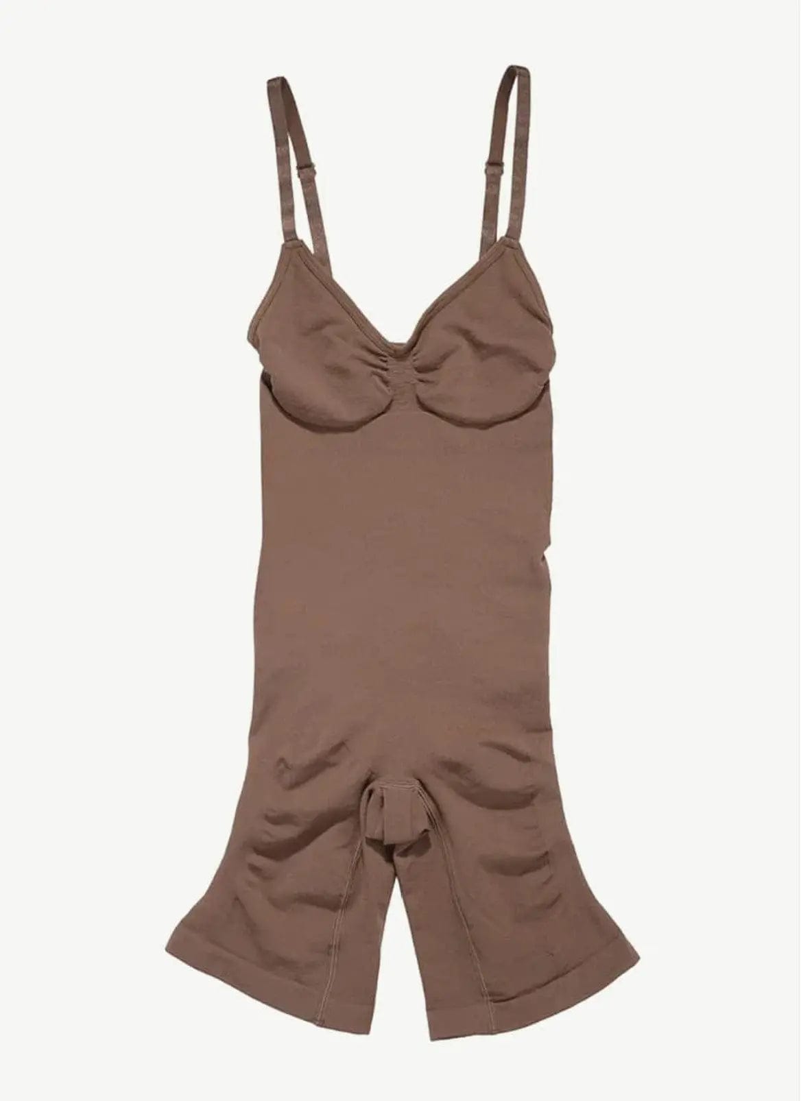 PowerSculpt™ Seamless Tummy Control Mid Thigh Shapewear Bodysuit luxxshapers