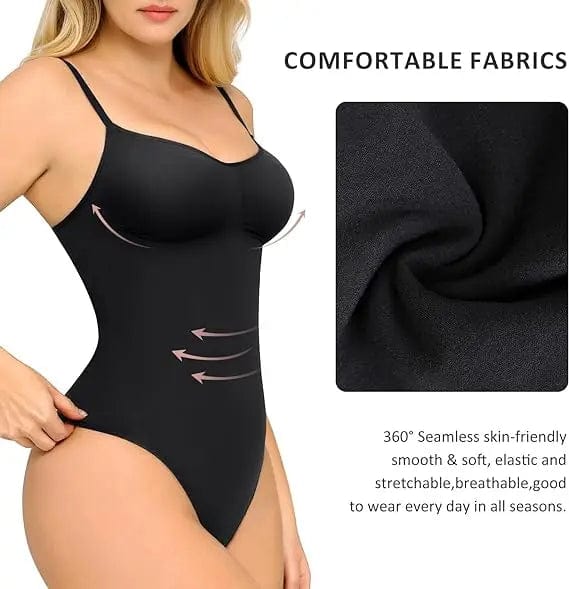 PowerSculpt™ Seamless Tummy Control Thong Bodysuit shapewear luxxshapers