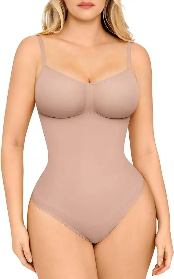 PowerSculpt™ Seamless Tummy Control Thong Bodysuit shapewear luxxshapers