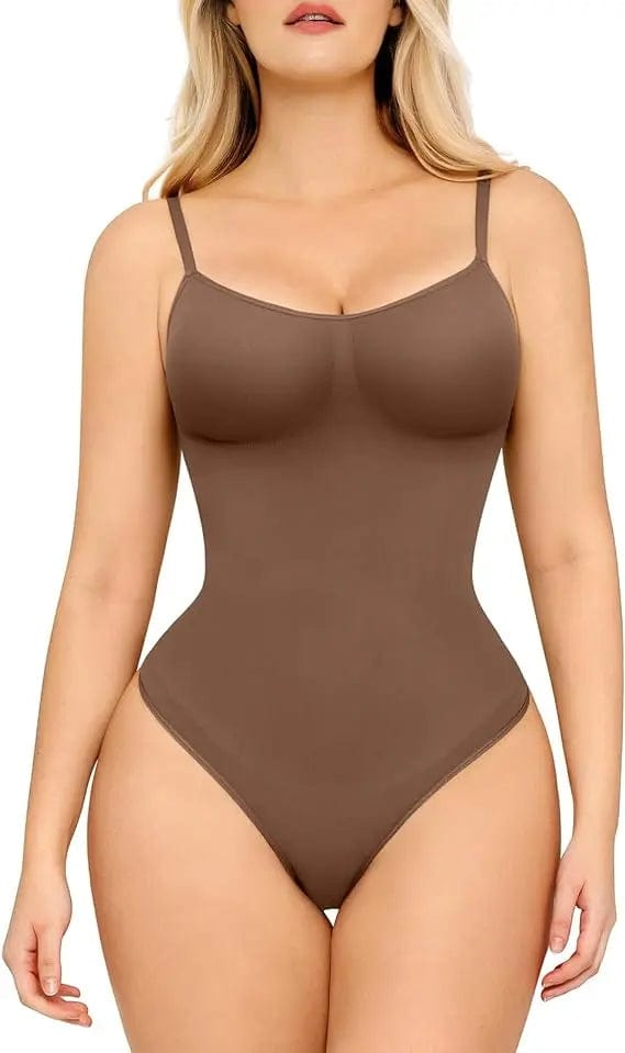 PowerSculpt™ Seamless Tummy Control Thong Bodysuit shapewear luxxshapers