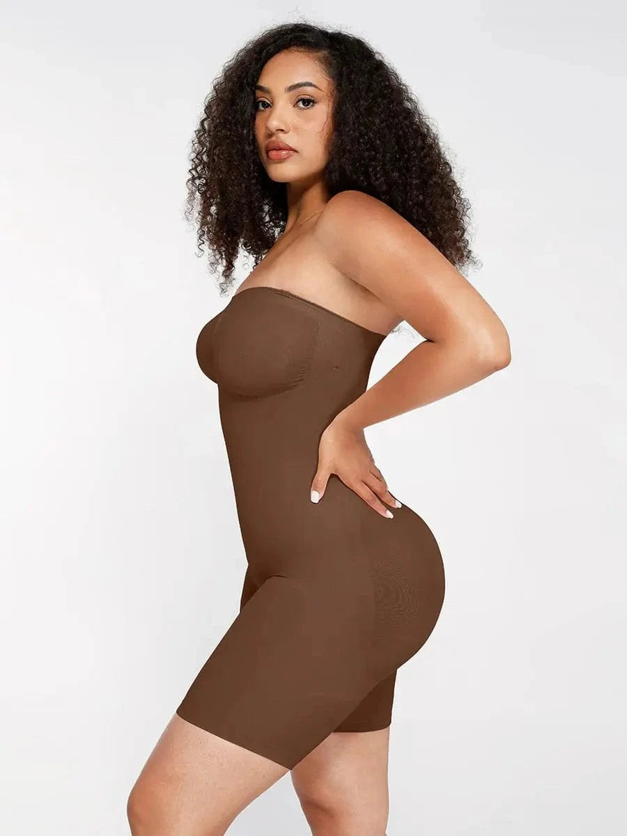 Powersculpt Seamless Strapless Shapewear Bodysuit - luxxshapers