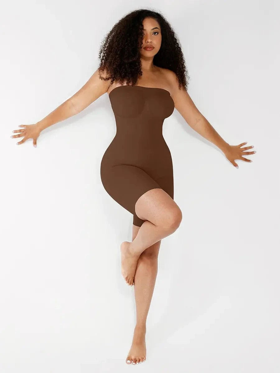 Powersculpt Seamless Strapless Shapewear Bodysuit - luxxshapers