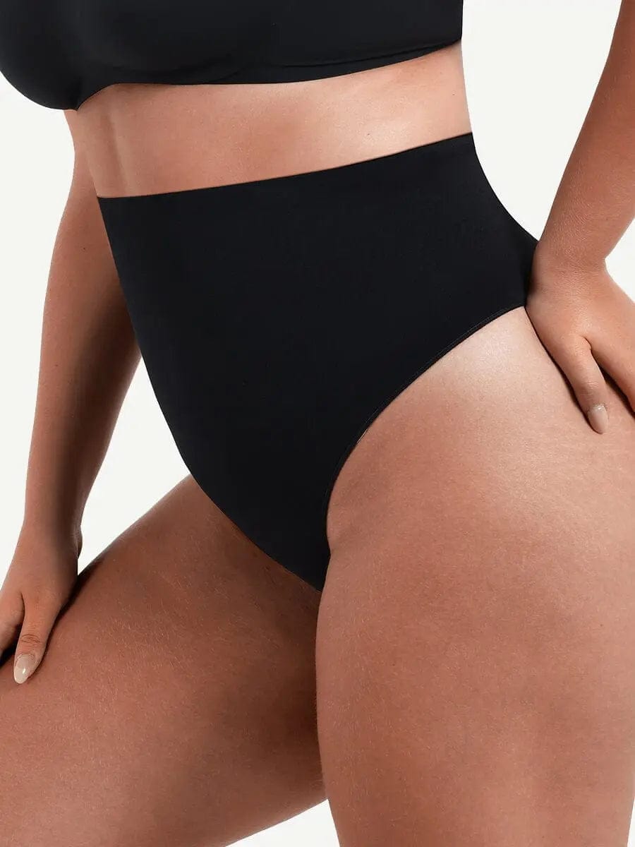 Powersculpt® High Waisted Seamless Tummy control Shaping Underwear Thong luxxshapers