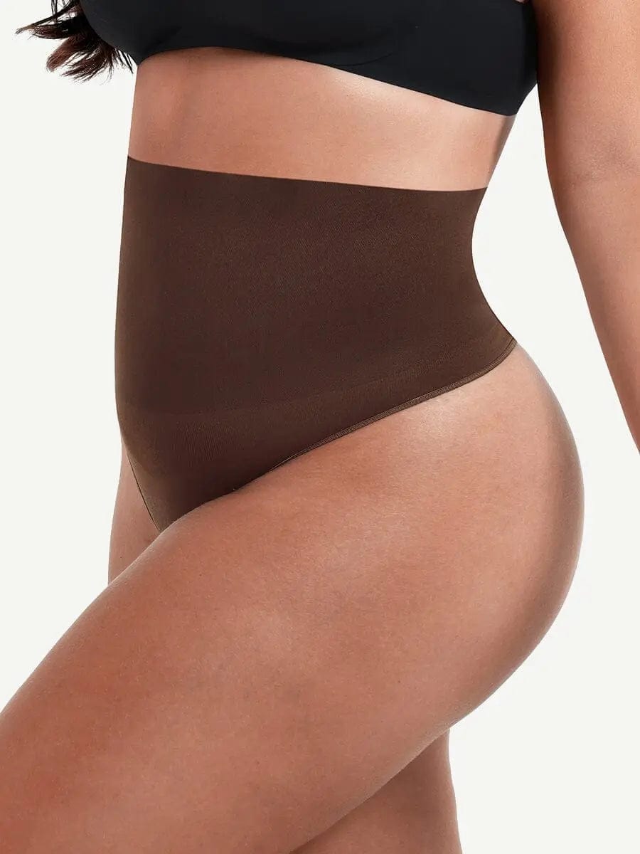 Powersculpt® High Waisted Seamless Tummy control Shaping Underwear Thong luxxshapers