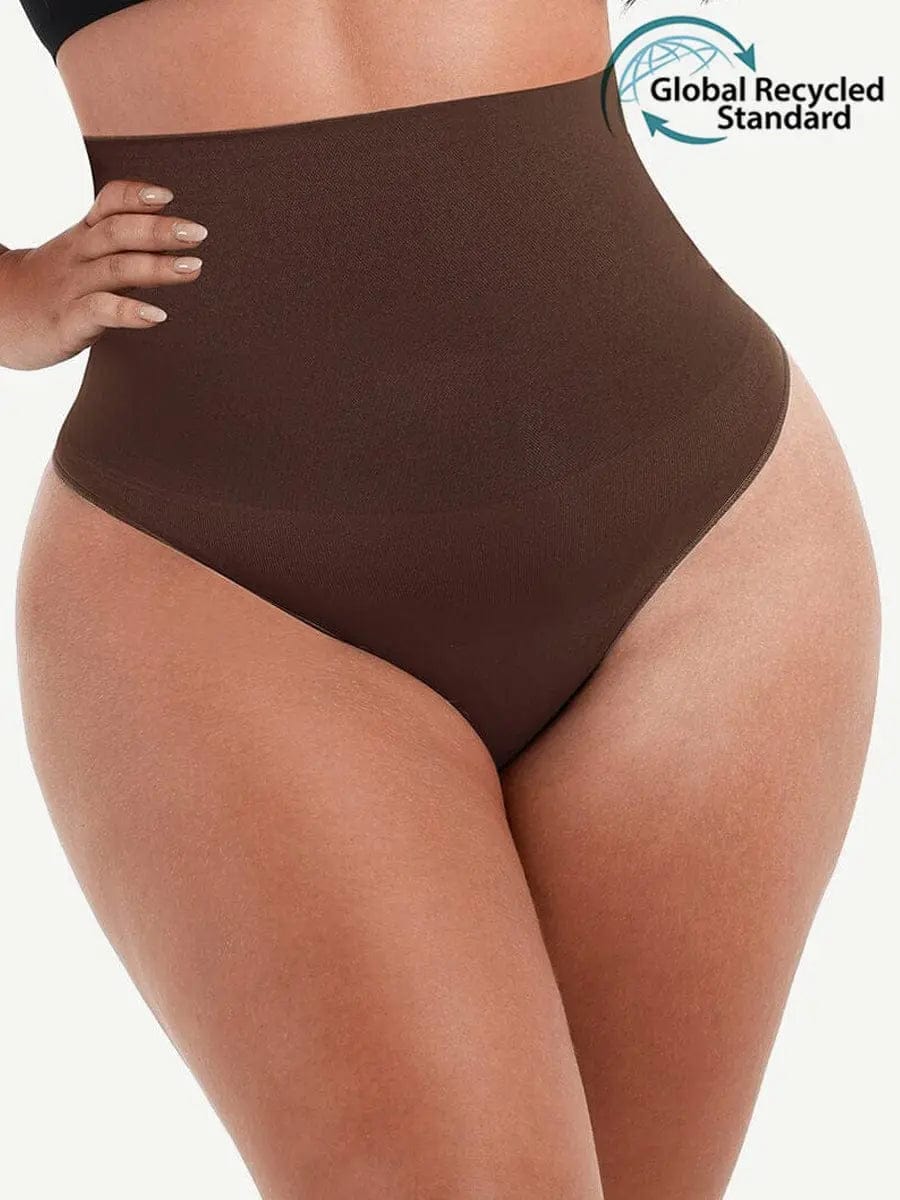 Powersculpt® High Waisted Seamless Tummy control Shaping Underwear Thong luxxshapers