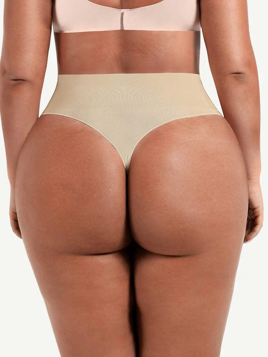 Powersculpt® High Waisted Seamless Tummy control Shaping Underwear Thong luxxshapers