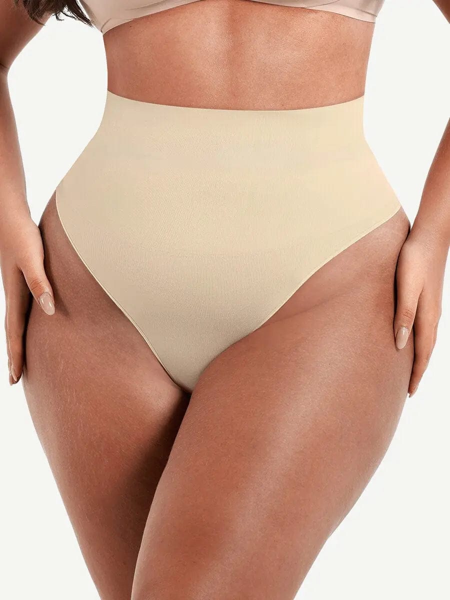 Powersculpt® High Waisted Seamless Tummy control Shaping Underwear Thong luxxshapers