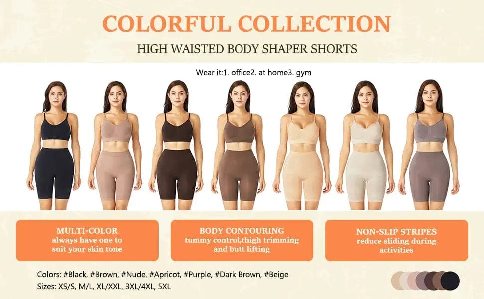 Powersculpt® High Waisted Tummy Control Sculpting Butt Lift Shaper Shorts luxxshapers