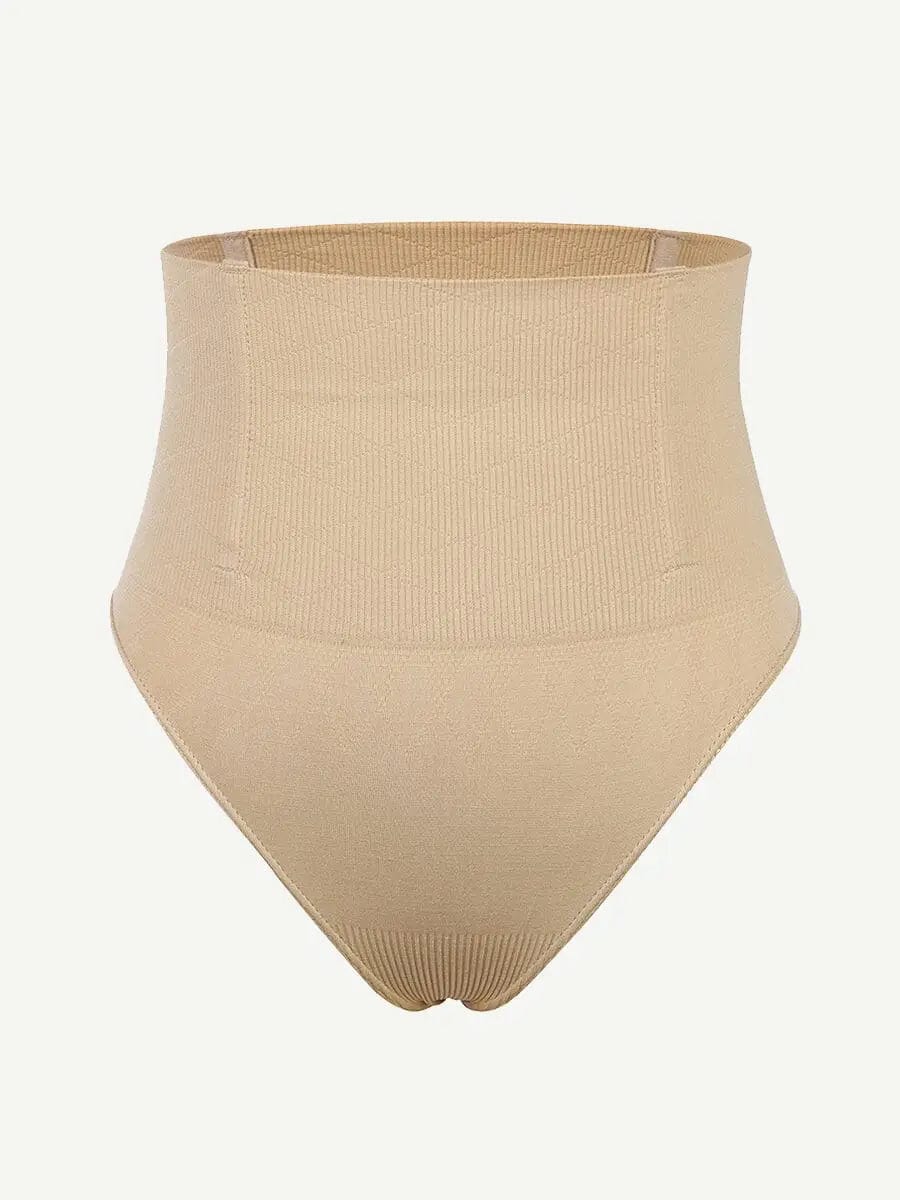 Powersculpt® Seamless high waisted 4 Steel Boned Shapewear Thong luxxshapers